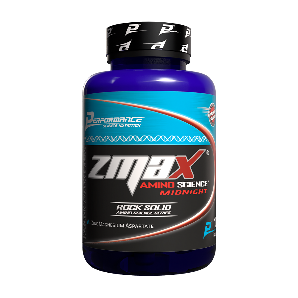 Zinco Magnésio Aspartato (ZMA) - Zmax Midnight 100 Tabletes