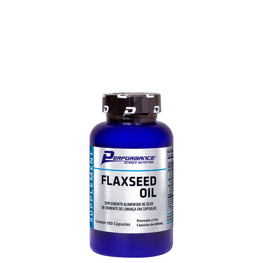 Óleo de Semente de Linhaça Dourada - Flaxseed Oil 600mg 100 Cápsulas