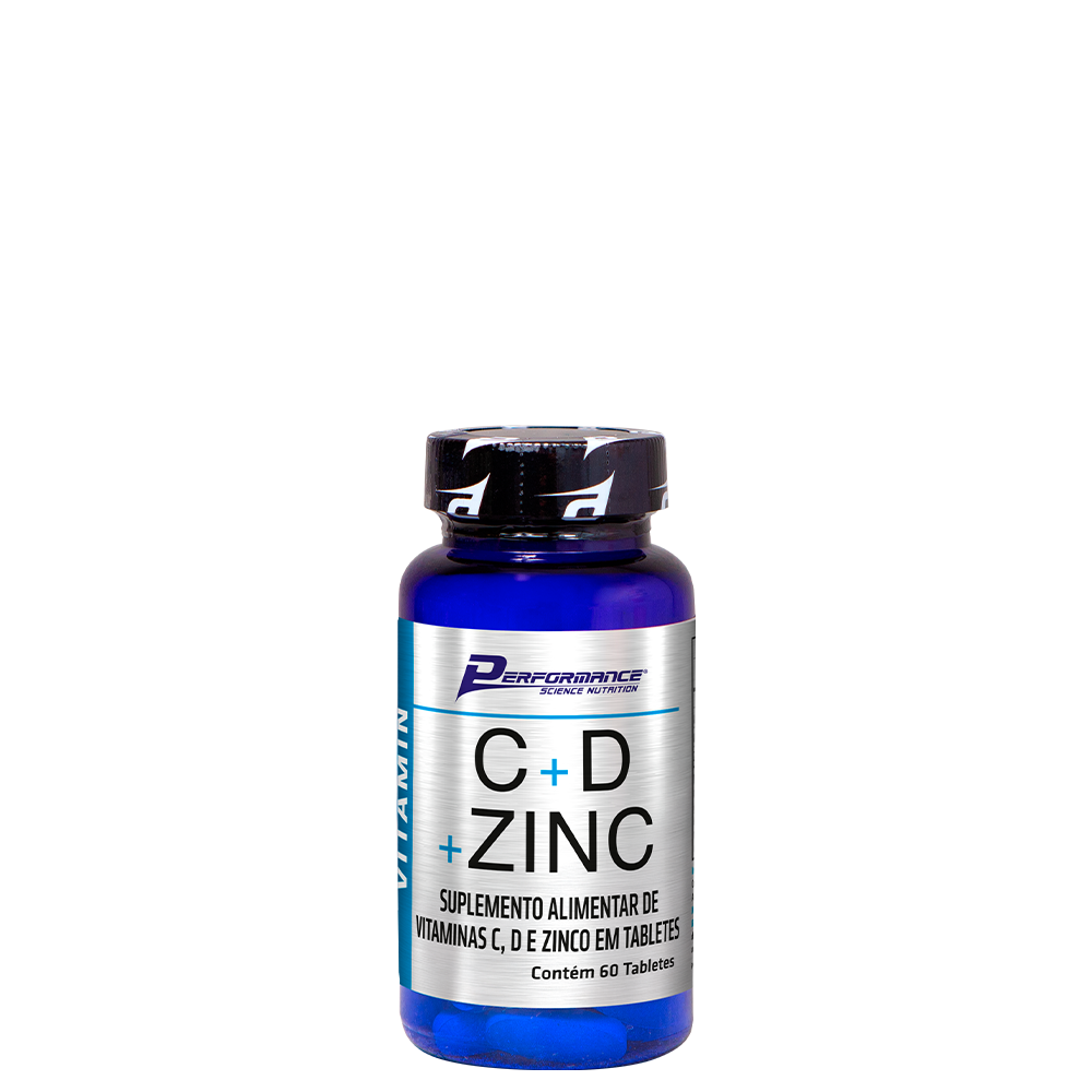 Vitamina C+Vitamina D+Zinco - 60 Tabletes