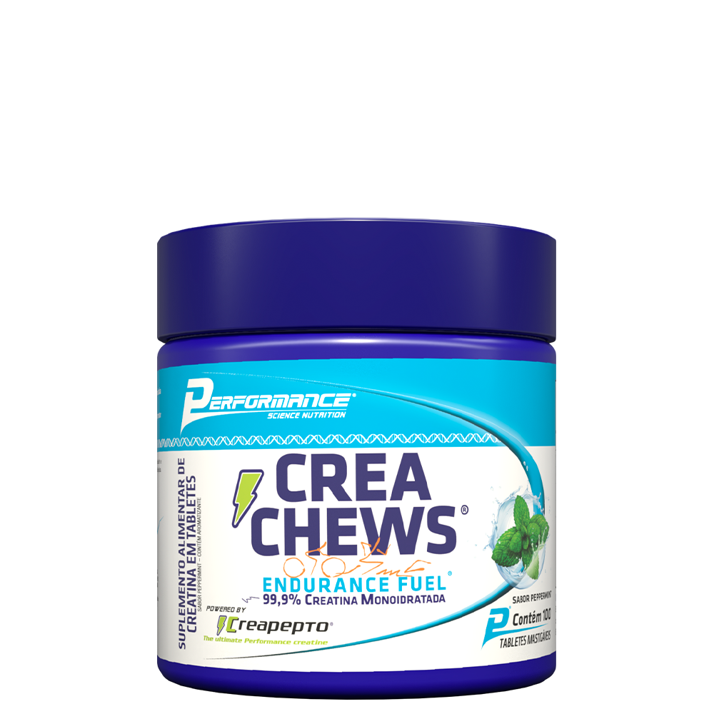 Creatina Monoidratada em Tabletes Mastigáveis - Crea Chews 100 Tabletes Creatina Monoidratada em Tabletes Mastigáveis - Crea Chews 100 Tabletes